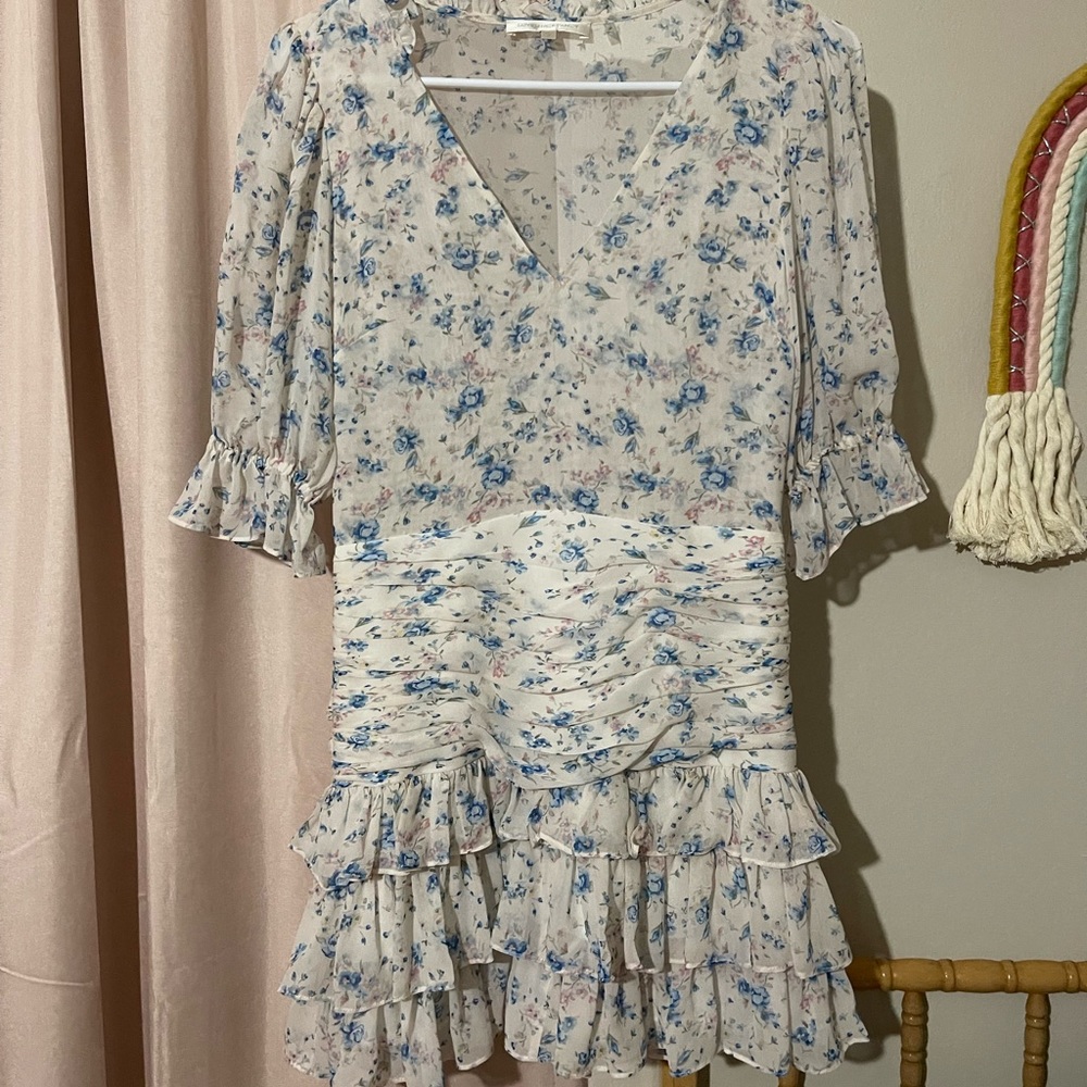 LoveShackFancy Hannah Tiered Ruffle Dress